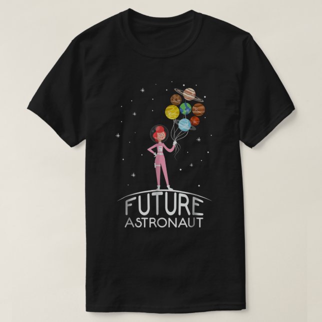 T-shirt Future Astronaut Space Kid Design (Design devant)