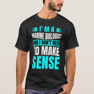 T-shirt Future Biologiste Marine Étude Océanique Plaisante