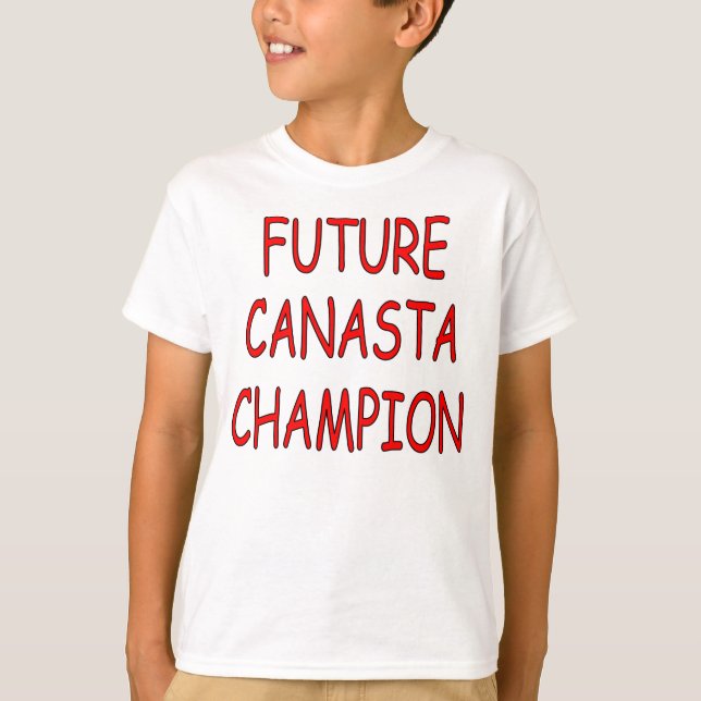 T-shirt "Future Champion Canasta" Chemise Enfants (Devant)