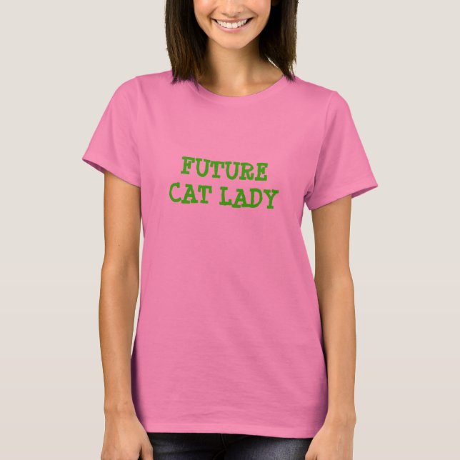 T-SHIRT FUTURE CHATTE DAME (Devant)