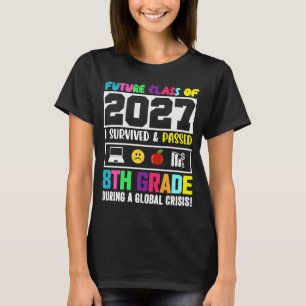 T-shirt Future Class Of 2027 8e Grade Student Graduation
