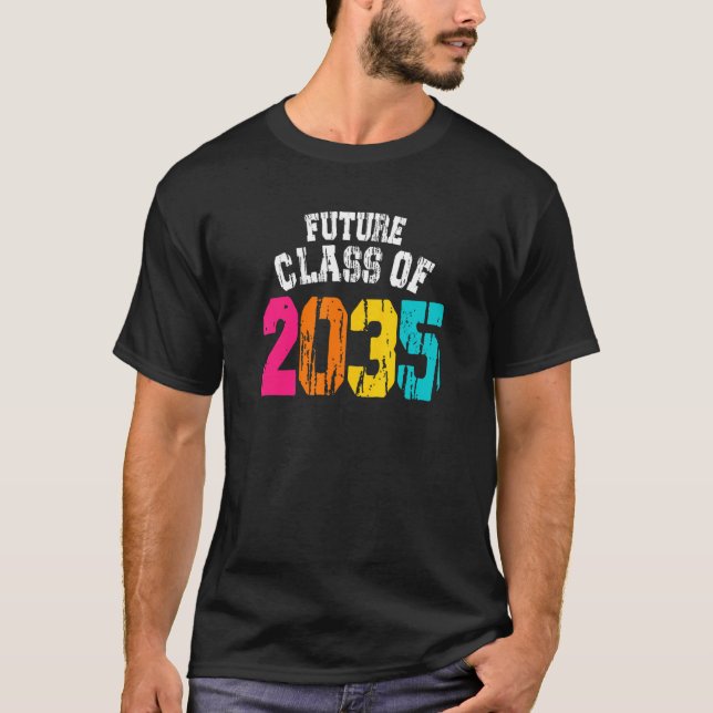 T-shirt Future Class of 2035 Kindergarten Kid 1 (Devant)
