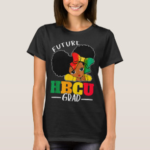 T-shirt Future diplômé Hbcu Histoire Fille noire Diplômée
