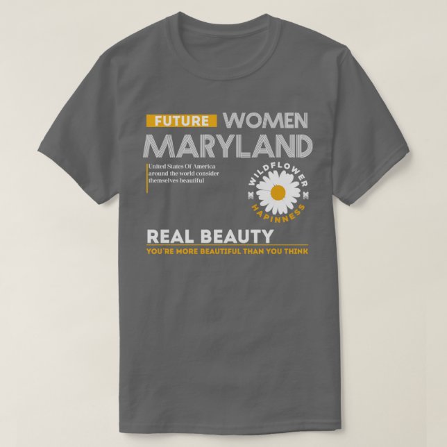 T-shirt future femme maryland (Design devant)