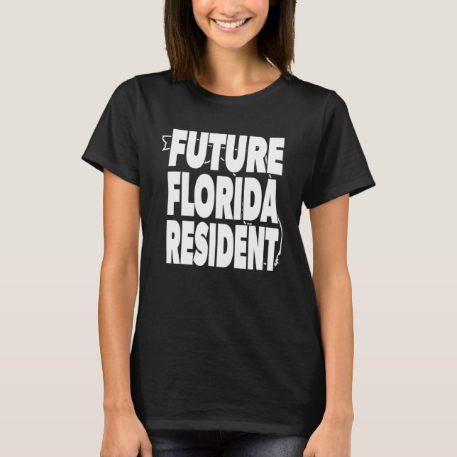T-shirt Future Florida Resident  Love DeSantis (Devant)