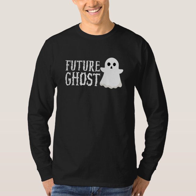 T-shirt Future Ghost Simple Halloween Costume Scary Ghost  (Devant)