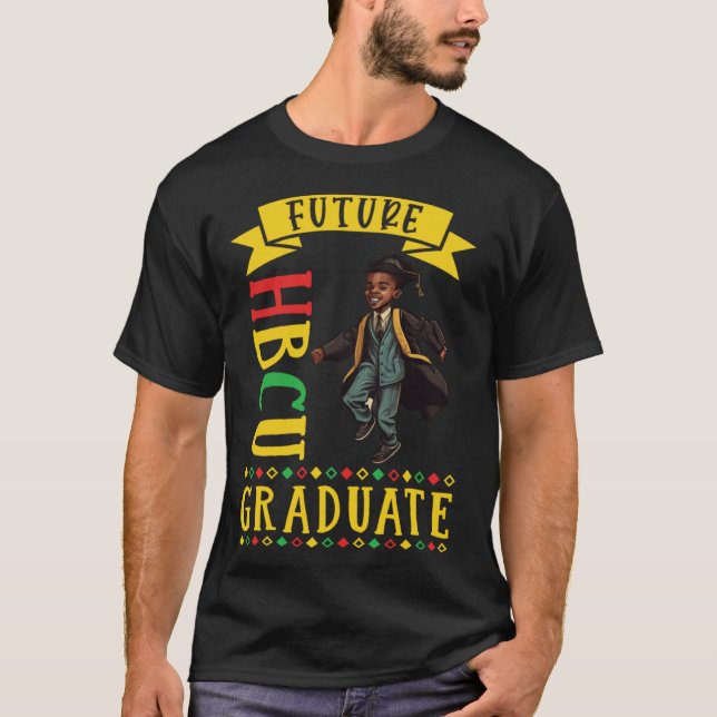 T-shirt Future HBCU Grad History Black College Youth Black (Devant)