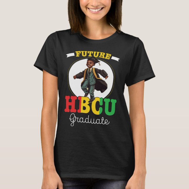 T-shirt Future HBCU Grad History Black College Youth Black (Devant)