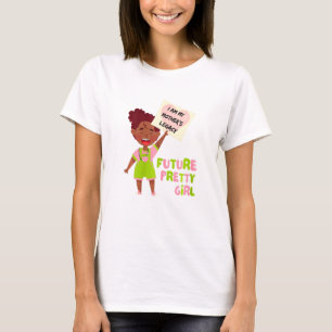 T-shirt Future Jolie Fille Première Sororité Noire 08