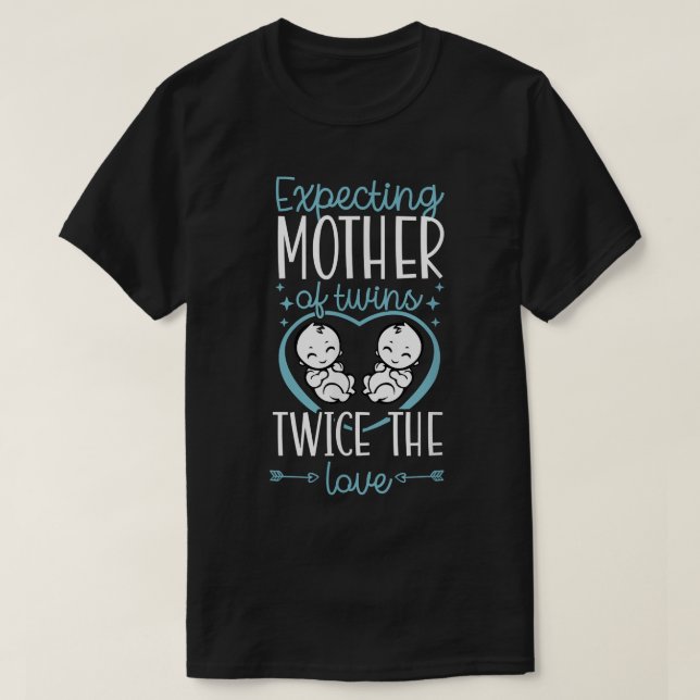T-shirt Future Maman de Jumeaux Double la Galère Maman Jum (Design devant)