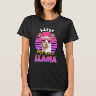 T-shirt Future Maman Sassy Mama Llama Drôle Bientôt Maman