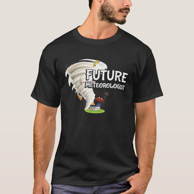 T-shirt Future Meteorologist Weather  Meteorology Fan (Devant)