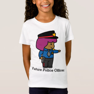 T-Shirt Future mite fille officier de police