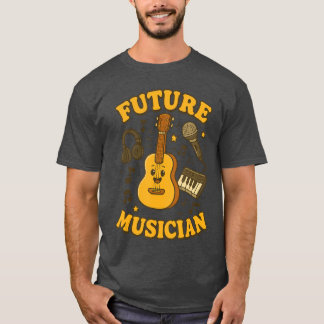 T-shirt Future Musician Musical Inspiration Young Music Lo