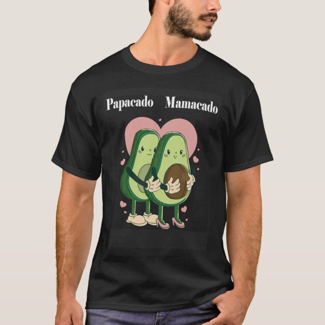 T-shirt future parents bring pregnancy to dad Mamacado  1 (Devant)