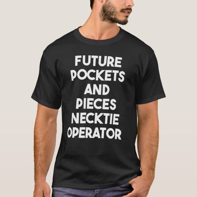 T-shirt Future Pockets And Pieces Necktie Operator (Devant)