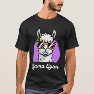 T-shirt Futures Mamans Reine Lama Drôle Bientôt Maman Gros