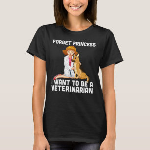 T-shirt Futures Vétérinaires Filles Médecin À Vendre Un