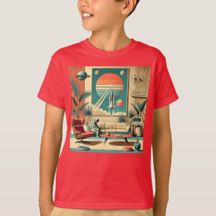 T-shirt Futuriste atomique Floride Espace Age Chambre Fami