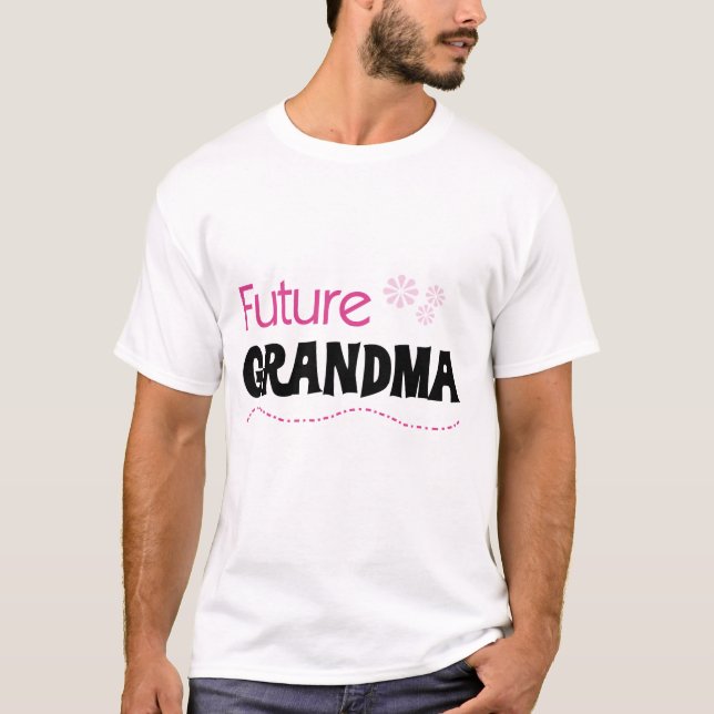 T-shirt Futurs tee-shirts et cadeaux grand-mère (Devant)