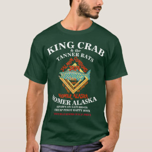 T-SHIRT FV COHO ROYALE CRABE TANNER RATS HOMER ALASKA