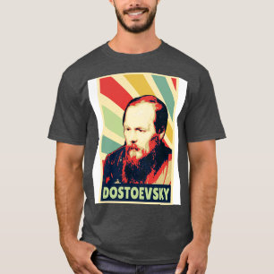 T-shirt Fyodor Dostoevsky couleurs Vintages