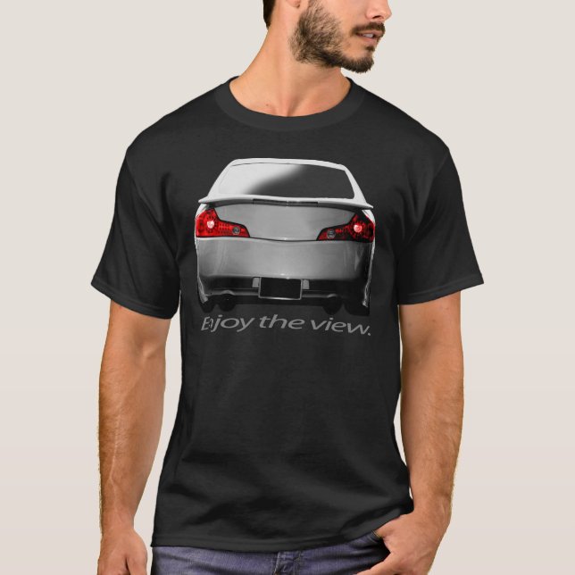 T-shirt G35 "apprécient la vue. " (Devant)