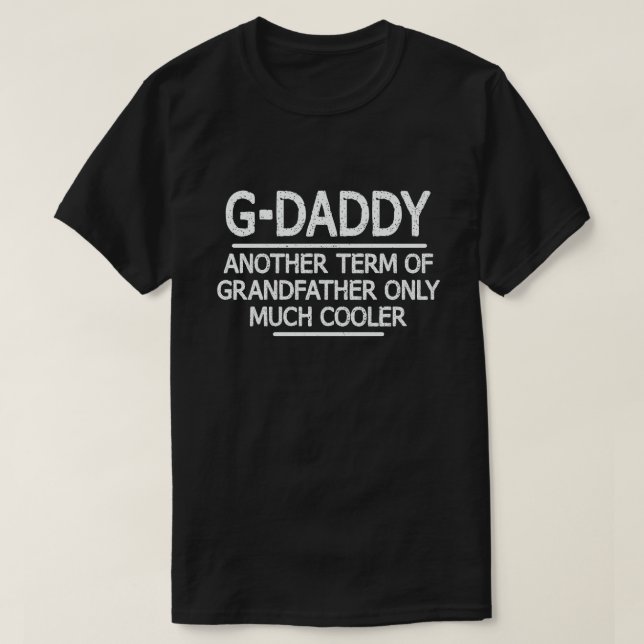 T-shirt G-Daddy Définition Drôle Signification Cool Grand- (Design devant)