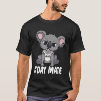 T-shirt G-Day Mate Australie Kawaii Koala Australie Terre