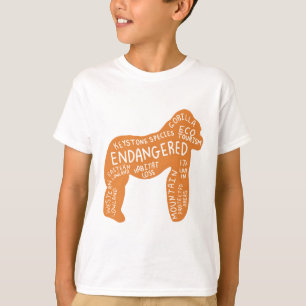 T-shirt G est pour Gorilla
