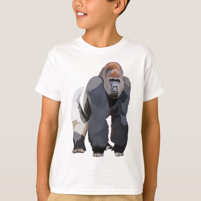 T-shirt G est pour Gorilla (Devant)