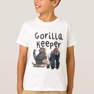 T-shirt G est pour Gorilla Keeper