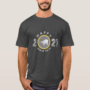 T-shirt G Joyeux Chinois Ox Nouvel An 2021 T Hommes