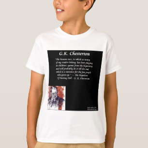 T-shirt G.K. Chesterton & Ouverture de livre de début de p