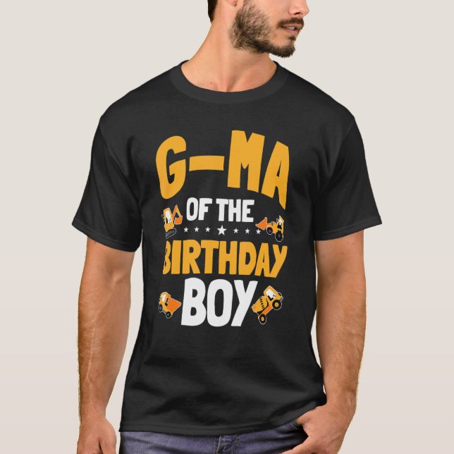 T-shirt G Ma De L'Anniversaire Garçon Anniversaire De La C (Devant)