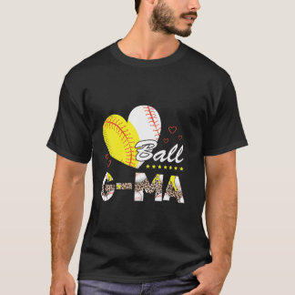 T-shirt G Ma des deux joutes de baseball softball fête des