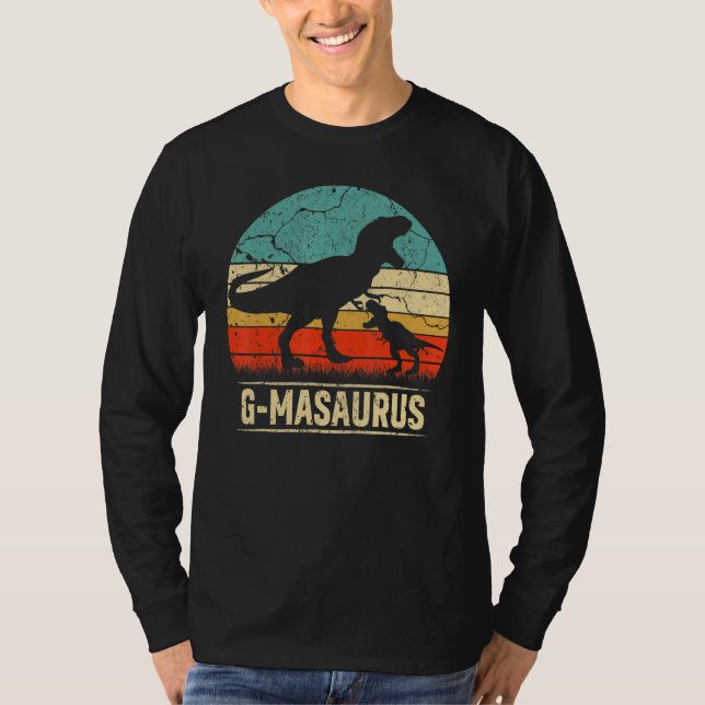 T-shirt G Masaurus T Rex Dinosaur G Ma Saurus Family Match (Devant)