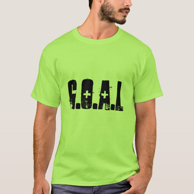 T-SHIRT G.O.A.L (Devant)