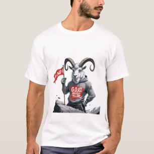 T-shirt G.O.A.T Papa - Mountain Climber Funny Shirt