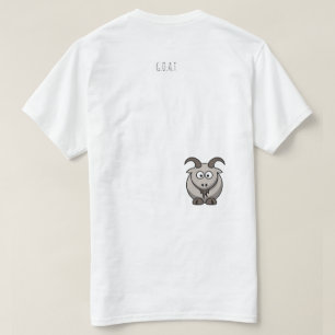 T-shirt G.O.A.T (plus grand de toute l'heure) et clipart