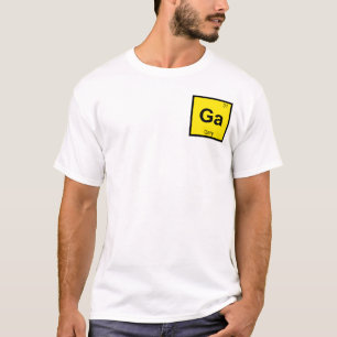 T-shirt Ga - Gary Indiana Chimie Symbole du tableau périod