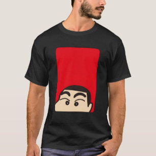 T-shirt Ga】Crayon Shin-Chan Shin-Chan Face