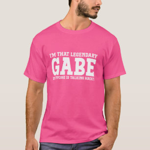 T-shirt Gabe Nom personnel Prénom Funny Gabe