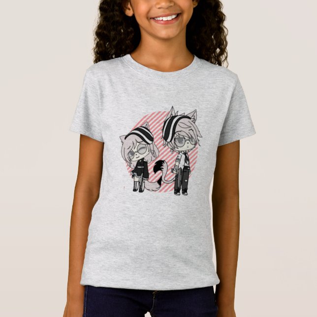 T-Shirt gacha, gacha life, gacha club, game, anime, (Devant)