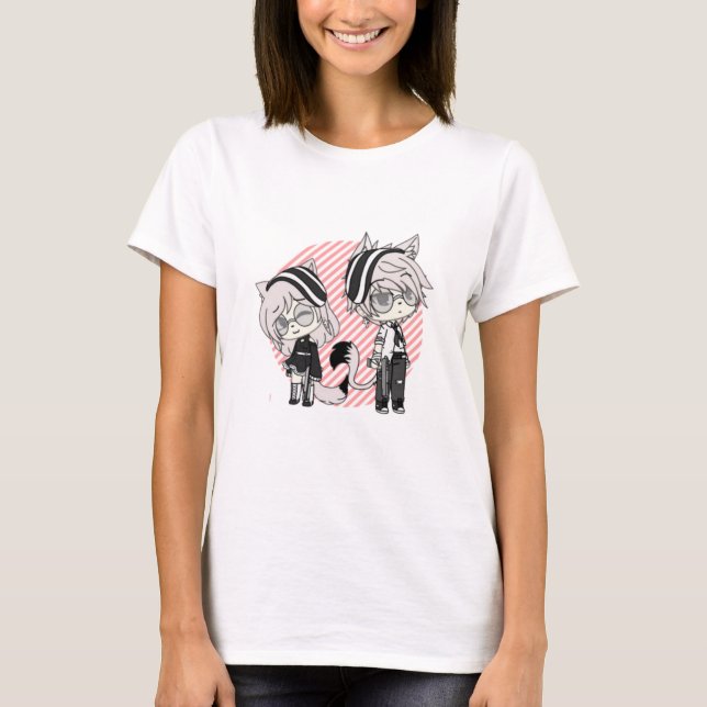 T-shirt gacha, gacha life, gacha club, game, anime, (Devant)