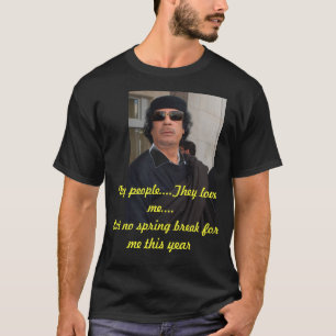 T-shirt gaddafi