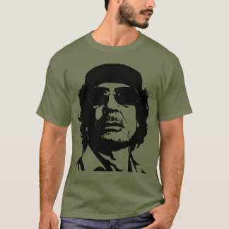 T-shirt Gaddafi transparent