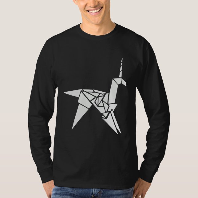T-shirt GAFF S ORIGAMIUNICORN Nerd Geek Graphic (Devant)