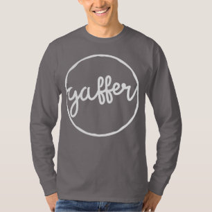 T-shirt Gaffer British, Londres Slang pour Boss Tee