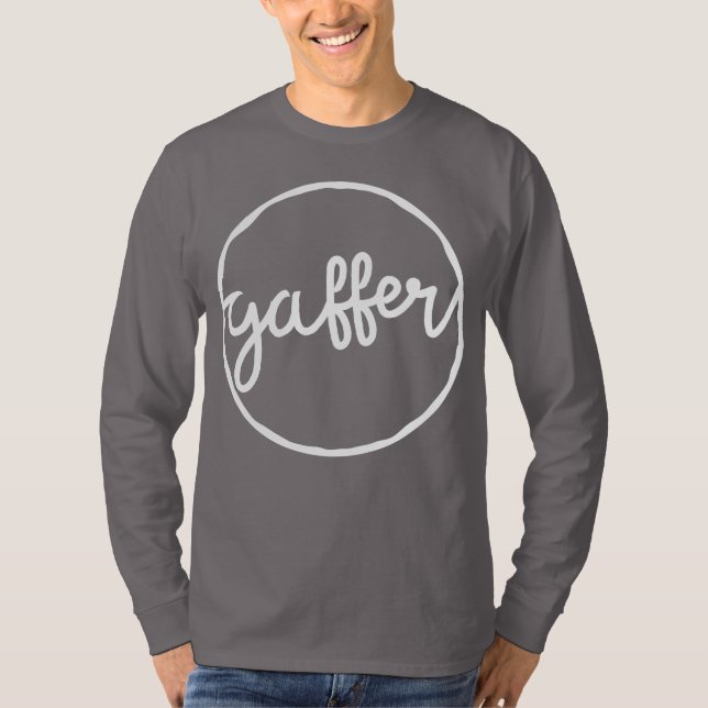 T-shirt Gaffer British, Londres Slang pour Boss Tee (Devant)
